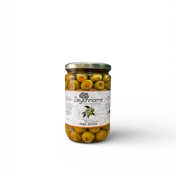 Portakal Dolgulu Yeşil Zeytin