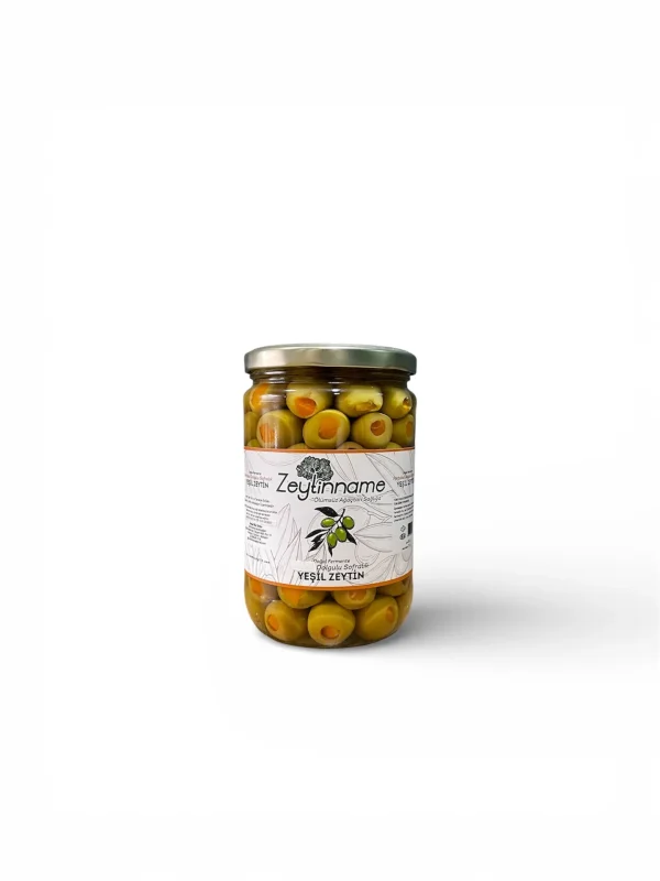 Portakal Dolgulu Yeşil Zeytin