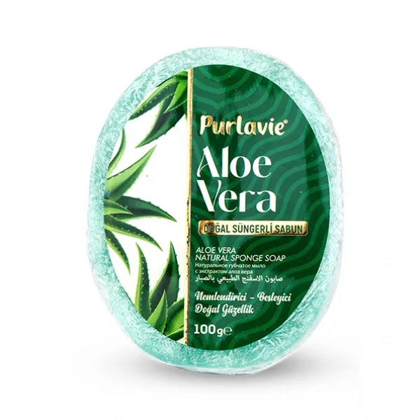 Süngerli Sabun Aloe Vera