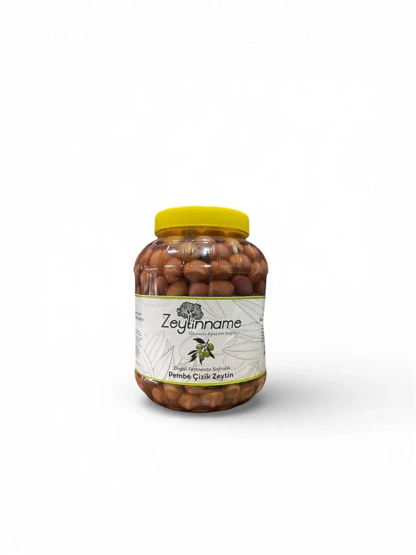 Doğal Fermante Pembe Çizik Zeytin